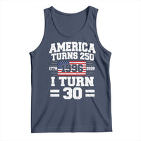 America Turns 250 I Turn 30 Tank Top Vintage 1996 30th Birthday 250th Anniversary USA Flag 30 Year Old Gift