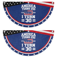 America Turns 250 I Turn 30 Patriotic Fan Flag Vintage 1996 30th Birthday 250th Anniversary USA Flag 30 Year Old Gift