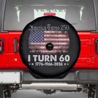 America Turns 250 I Turn 60 Spare Tire Cover Vintage 1966 60th Birthday 250th Anniversary USA 60 Year Old Gift