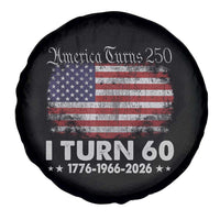 America Turns 250 I Turn 60 Spare Tire Cover Vintage 1966 60th Birthday 250th Anniversary USA 60 Year Old Gift