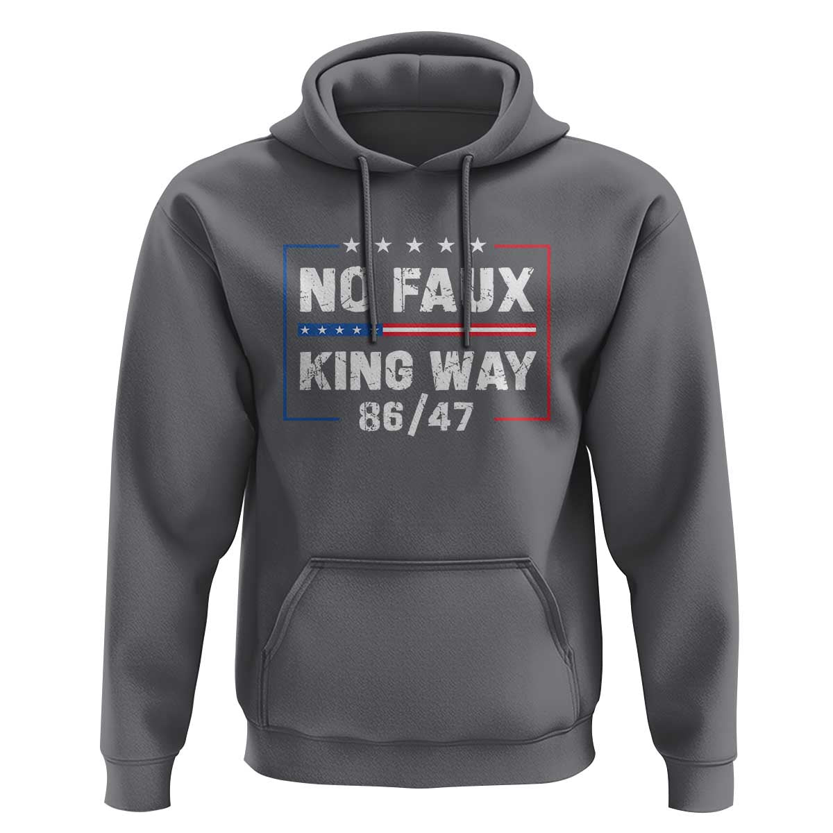 Snarky No Kings In America Hoodie No Faux King Way 86 47