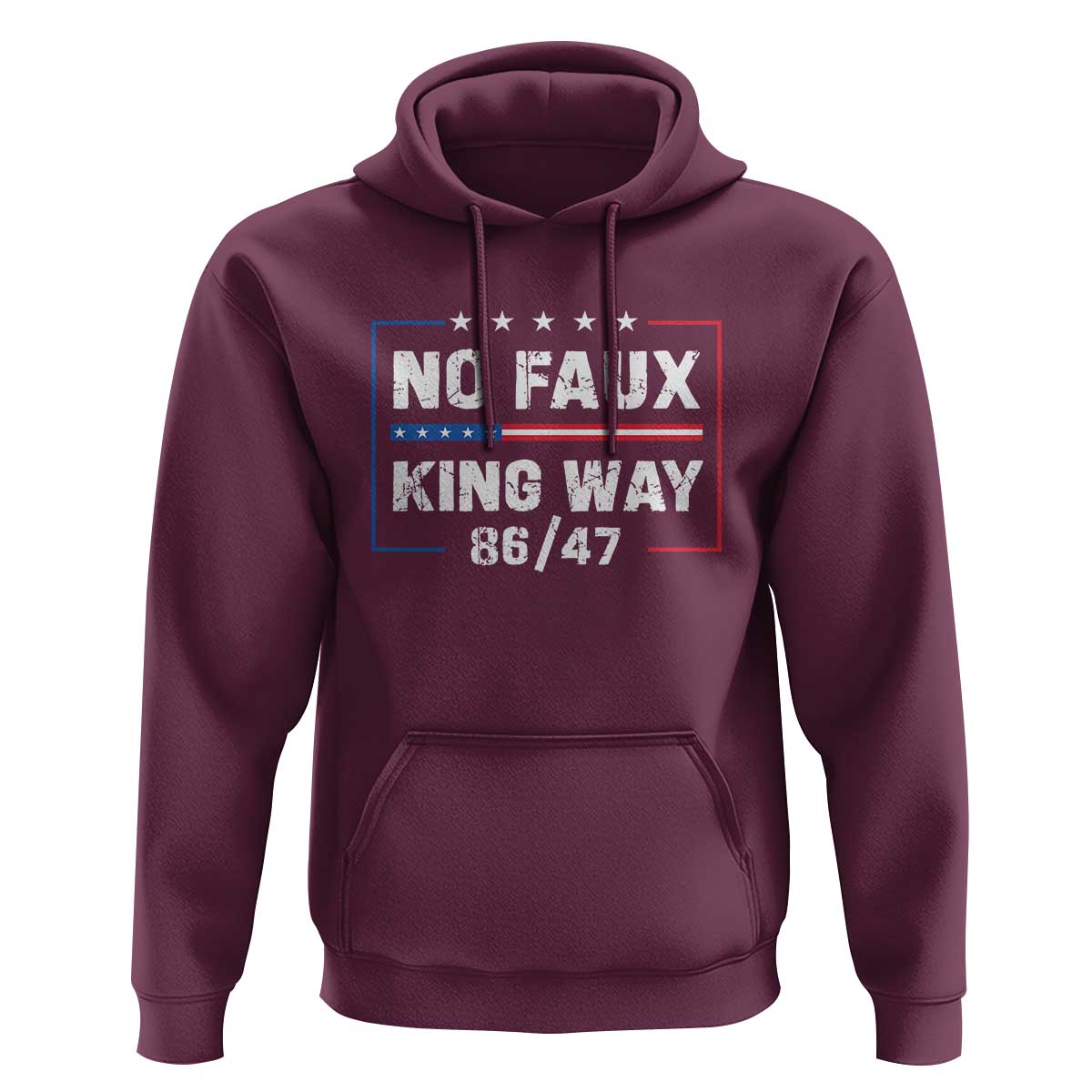 Snarky No Kings In America Hoodie No Faux King Way 86 47