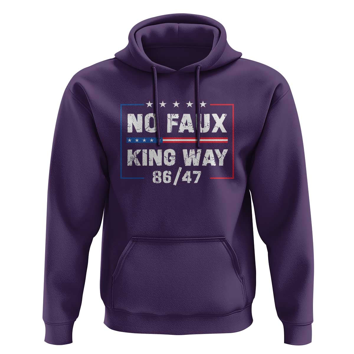Snarky No Kings In America Hoodie No Faux King Way 86 47