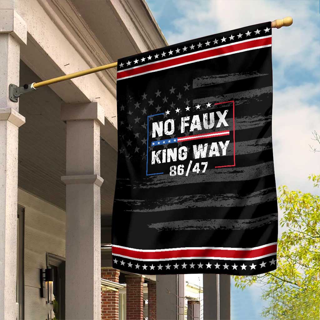 Snarky No Kings In America Garden Flag No Faux King Way 86 47