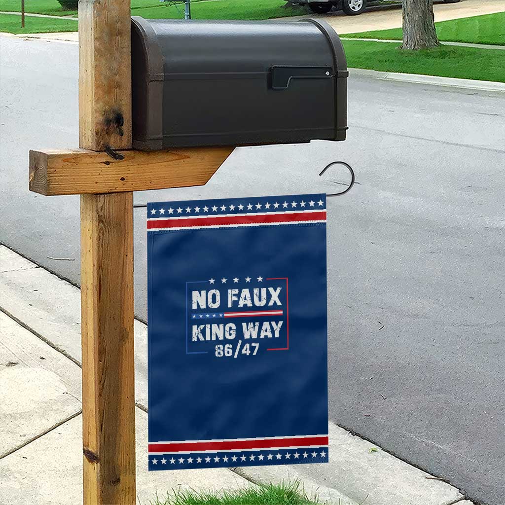 Snarky No Kings In America Garden Flag No Faux King Way 86 47