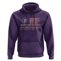 Snarky No Kings In America Hoodie No Faux King Way 86 47 US Flag Impeach 47