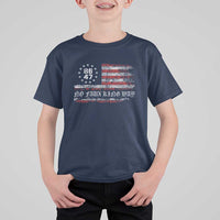 Snarky No Kings In America T Shirt For Kid No Faux King Way 86 47 US Flag Impeach 47