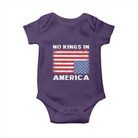 Snarky No Kings In America Baby Onesie 86 47 No Faux King Way US Flag Upside Down