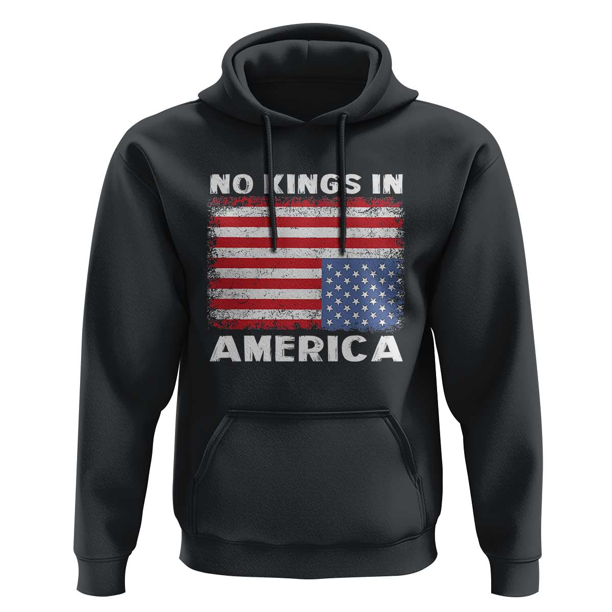 Snarky No Kings In America Hoodie 86 47 No Faux King Way US Flag Upside Down