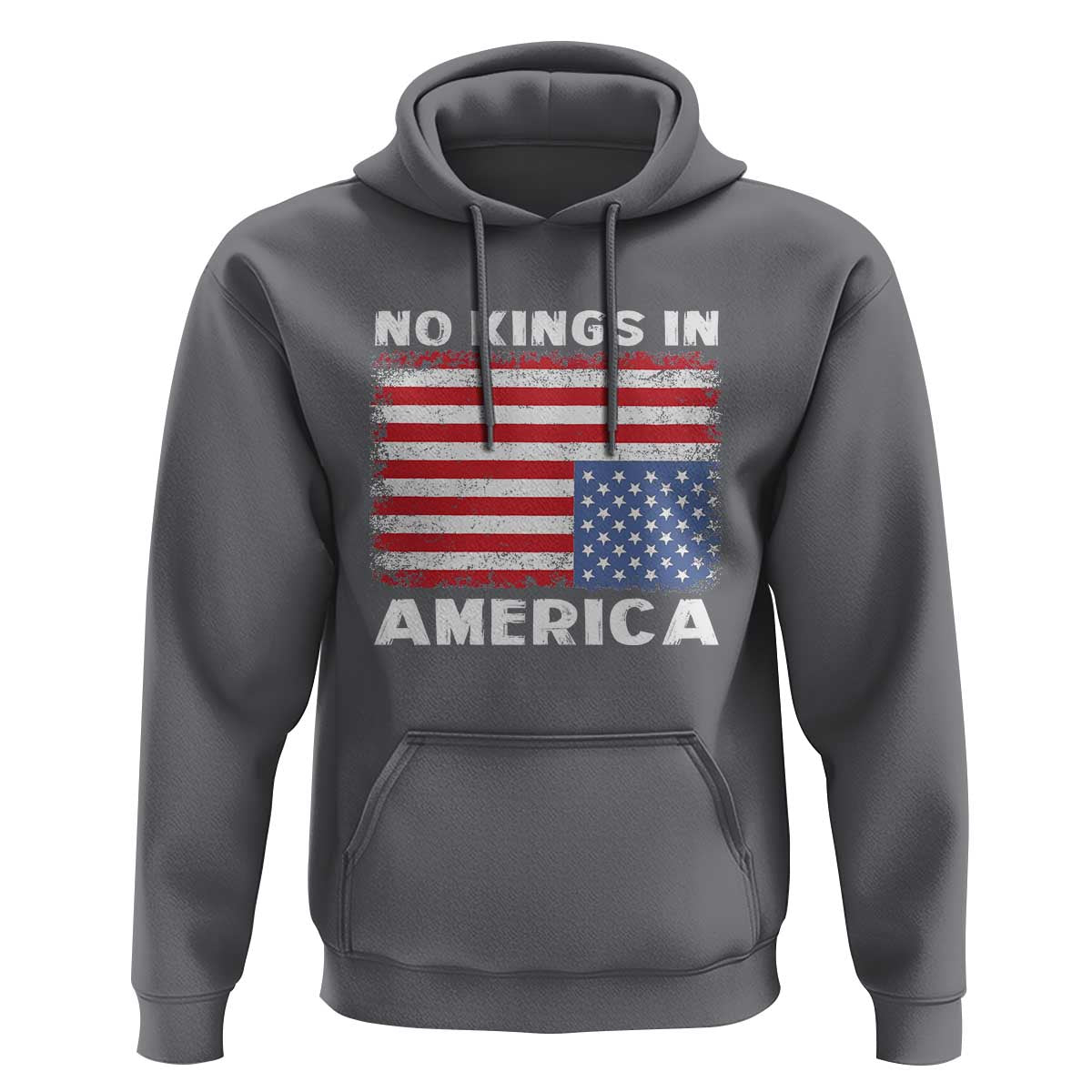 Snarky No Kings In America Hoodie 86 47 No Faux King Way US Flag Upside Down