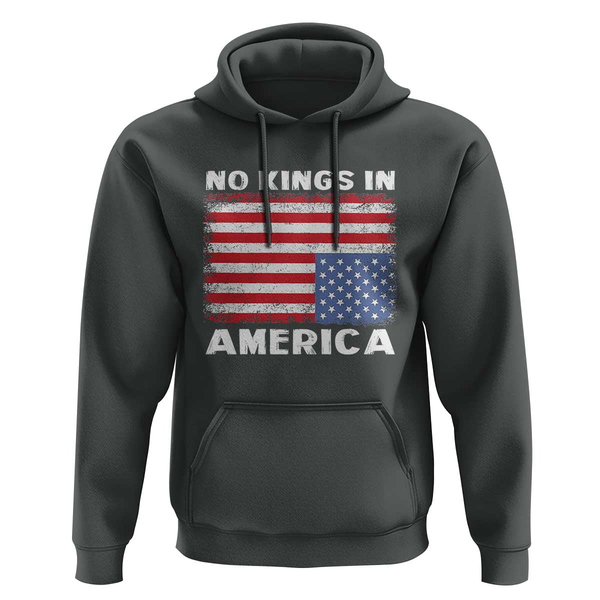 Snarky No Kings In America Hoodie 86 47 No Faux King Way US Flag Upside Down