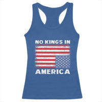 Snarky No Kings In America Racerback Tank Top 86 47 No Faux King Way US Flag Upside Down