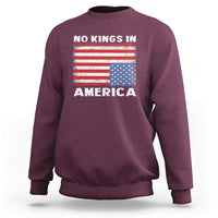 Snarky No Kings In America Sweatshirt 86 47 No Faux King Way US Flag Upside Down