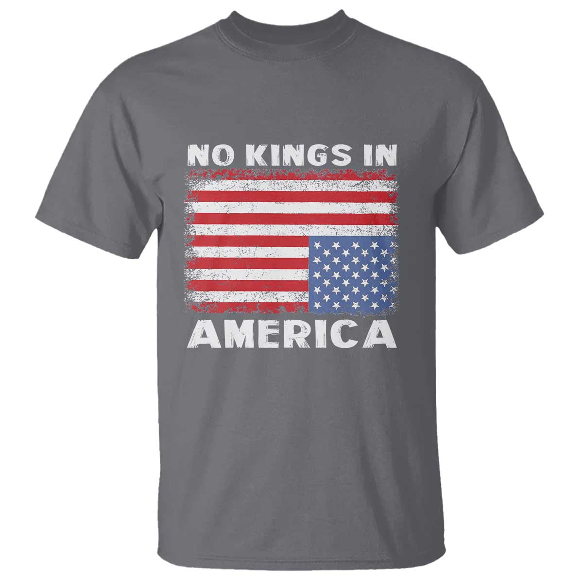 Snarky No Kings In America T Shirt 86 47 No Faux King Way US Flag Upside Down