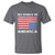 Snarky No Kings In America T Shirt 86 47 No Faux King Way US Flag Upside Down