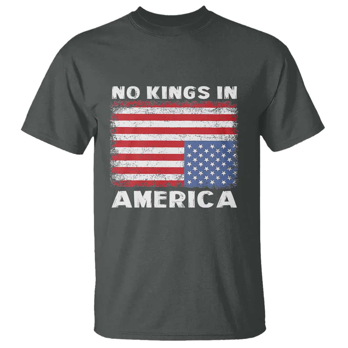 Snarky No Kings In America T Shirt 86 47 No Faux King Way US Flag Upside Down
