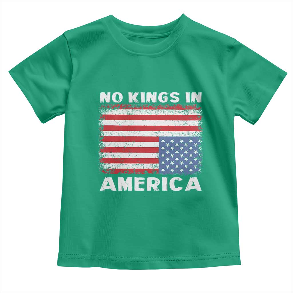 Snarky No Kings In America Toddler T Shirt 86 47 No Faux King Way US Flag Upside Down