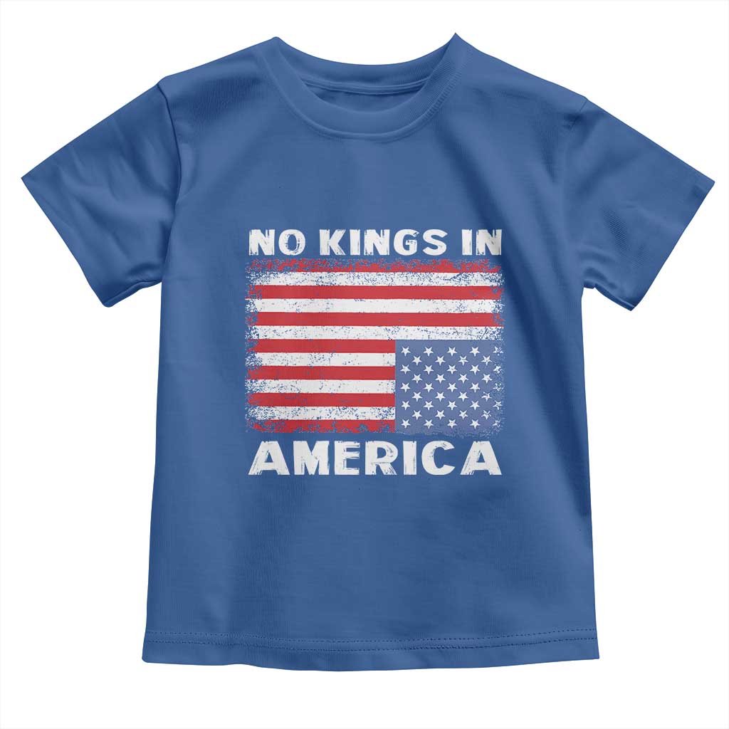 Snarky No Kings In America Toddler T Shirt 86 47 No Faux King Way US Flag Upside Down