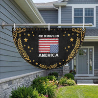 Snarky No Kings In America Patriotic Fan Flag 86 47 No Faux King Way US Flag Upside Down