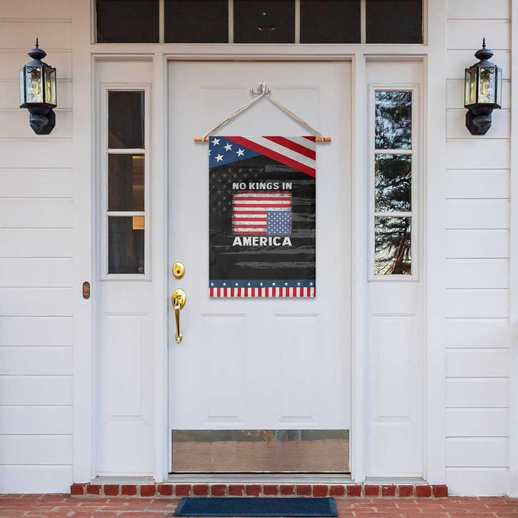 Snarky No Kings In America Garden Flag 86 47 No Faux King Way US Flag Upside Down