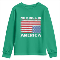 Snarky No Kings In America Youth Sweatshirt 86 47 No Faux King Way US Flag Upside Down