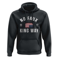 No Kings in America Hoodie US Flag Upside Down