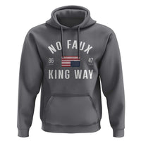 No Kings in America Hoodie US Flag Upside Down