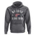 No Kings in America Hoodie US Flag Upside Down