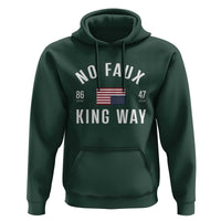 No Kings in America Hoodie US Flag Upside Down