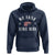 No Kings in America Hoodie US Flag Upside Down