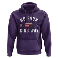 No Kings in America Hoodie US Flag Upside Down