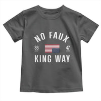 No Kings in America Toddler T Shirt US Flag Upside Down