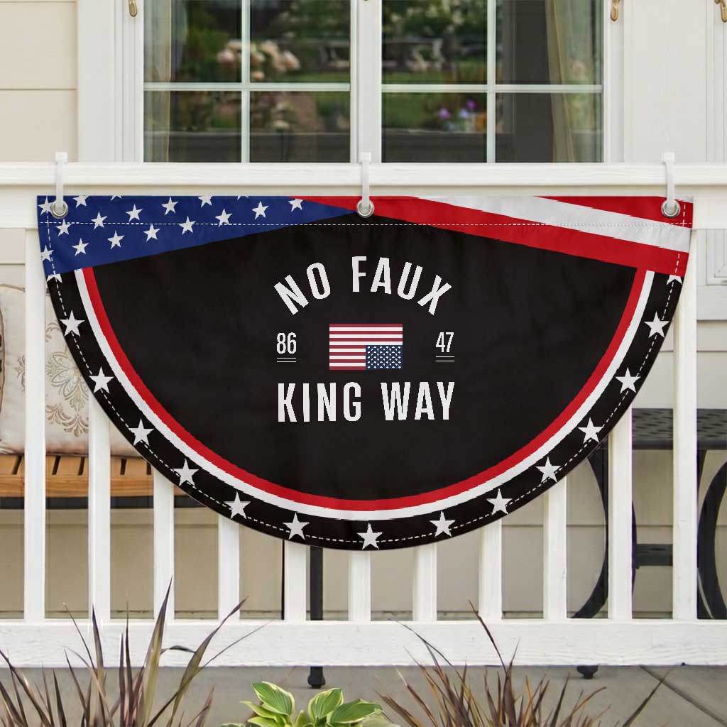 No Kings in America Patriotic Fan Flag US Flag Upside Down