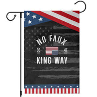 No Kings in America Garden Flag US Flag Upside Down