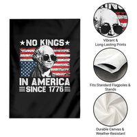 No Kings In America Since 1776 Garden Flag George Washington US Flag Upside Down - Wonder Print Shop