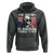 No Kings In America Since 1776 Hoodie George Washington US Flag Upside Down