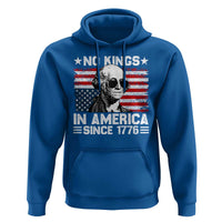 No Kings In America Since 1776 Hoodie George Washington US Flag Upside Down