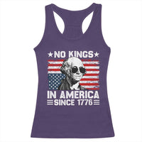 No Kings In America Since 1776 Racerback Tank Top George Washington US Flag Upside Down