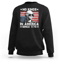 No Kings In America Since 1776 Sweatshirt George Washington US Flag Upside Down