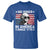 No Kings In America Since 1776 T Shirt George Washington US Flag Upside Down
