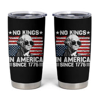 No Kings In America Since 1776 Tumbler Cup George Washington US Flag Upside Down