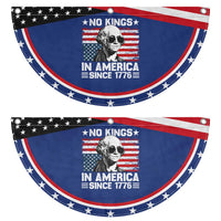 No Kings In America Since 1776 Patriotic Fan Flag George Washington US Flag Upside Down