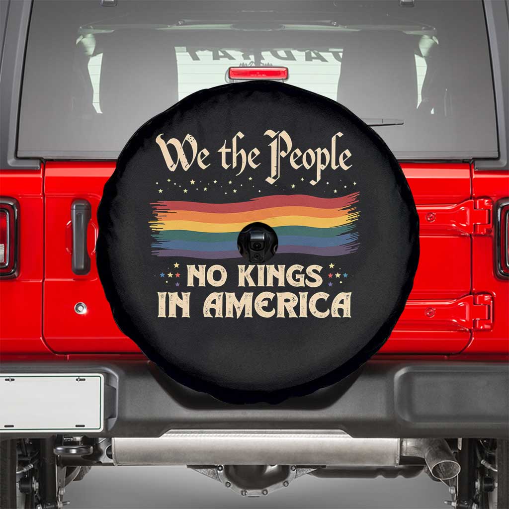We The People No Kings In America Spare Tire Cover Pride Month LGBTQ