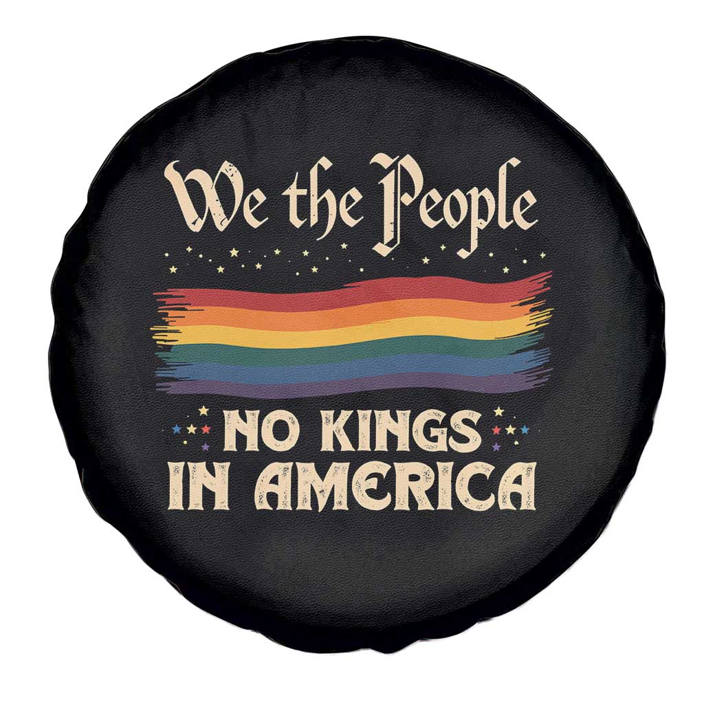 We The People No Kings In America Spare Tire Cover Pride Month LGBTQ