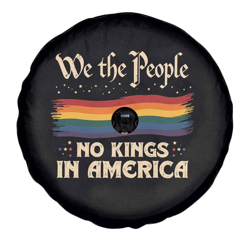 We The People No Kings In America Spare Tire Cover Pride Month LGBTQ