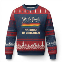 We The People No Kings In America Ugly Christmas Sweater Pride Month LGBTQ - Wonder Print Shop