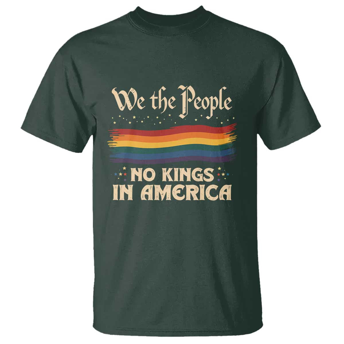 We The People No Kings In America T Shirt Pride Month LGBTQ