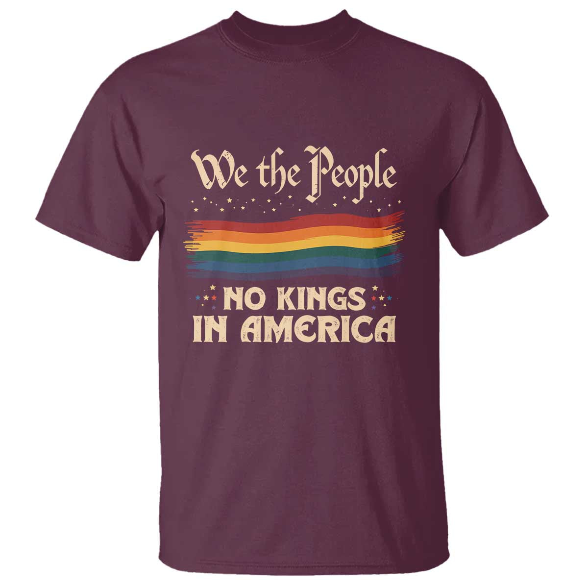 We The People No Kings In America T Shirt Pride Month LGBTQ