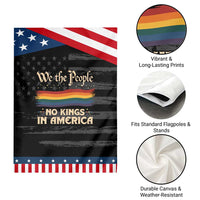 We The People No Kings In America Garden Flag Pride Month LGBTQ