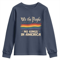 We The People No Kings In America Youth Sweatshirt Pride Month LGBTQ